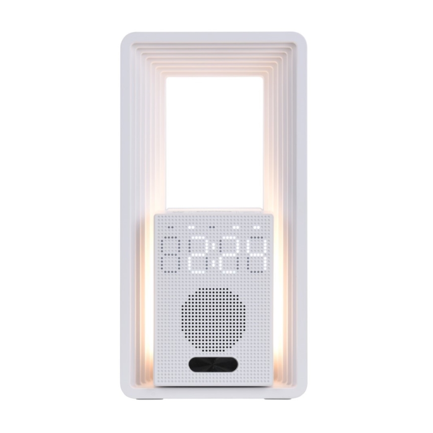 Светодиодная настольная лампа с будильником и зарядкой CALM LED/3,5W/5V