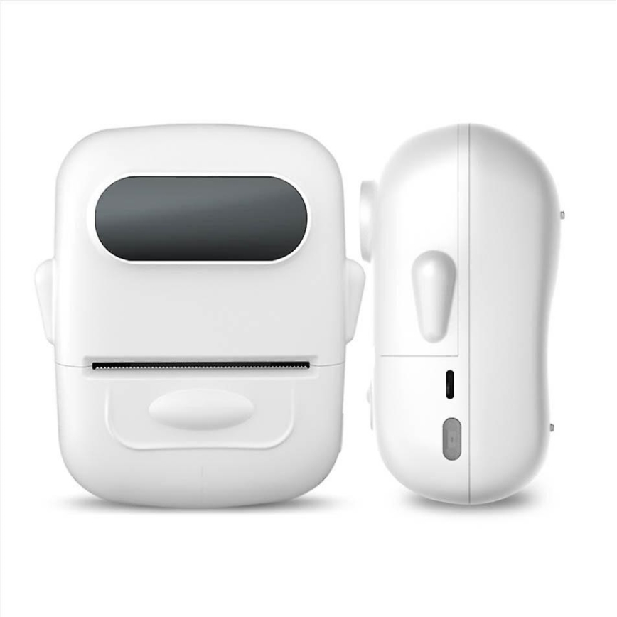 Цифровий принтер етикеток USB-C + самоклеючі етикетки 40x30 мм