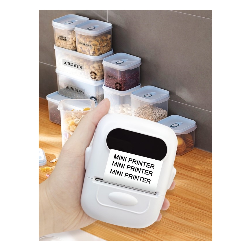 Цифровий принтер етикеток USB-C + 3x самоклеючі етикетки