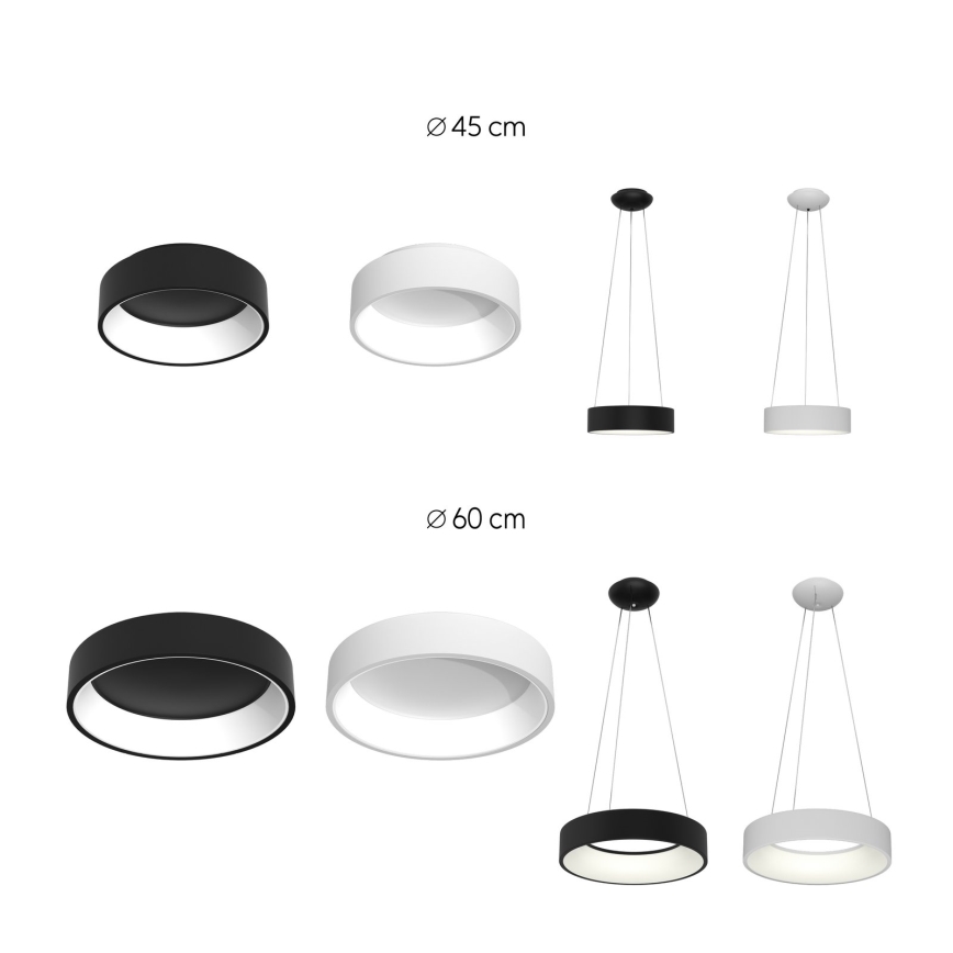 Immax NEO 07018L - Светодиодный потолочный светильник с регулированием яркости AGUJERO LED/39W/230V Tuya + дистанционное управление