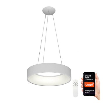 Immax NEO 07022L - Светодиодная подвесная люстра с регулированием яркости и дистанционным управлением AGUJERO LED/39W/230V Tuya