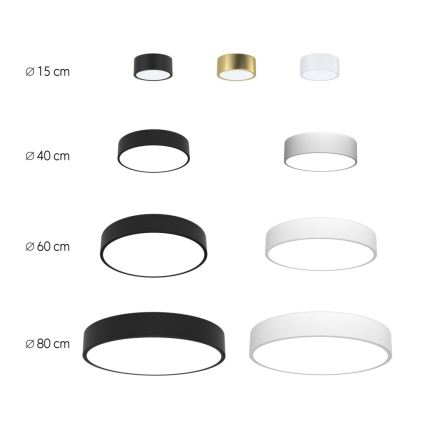 Immax NEO 07023L-15 - LED Димерний світильник RONDATE LED/12W/230V чорна Tuya