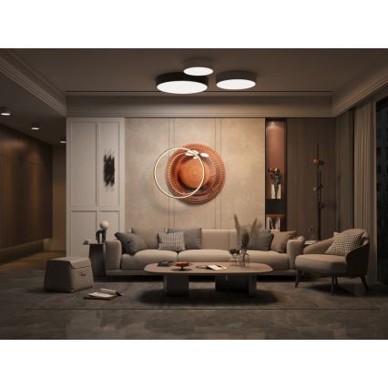 Immax NEO 07028L - Світлодіодний регульований стельовий світильник RONDATE LED/65W/230V Tuya + дистанційне керування