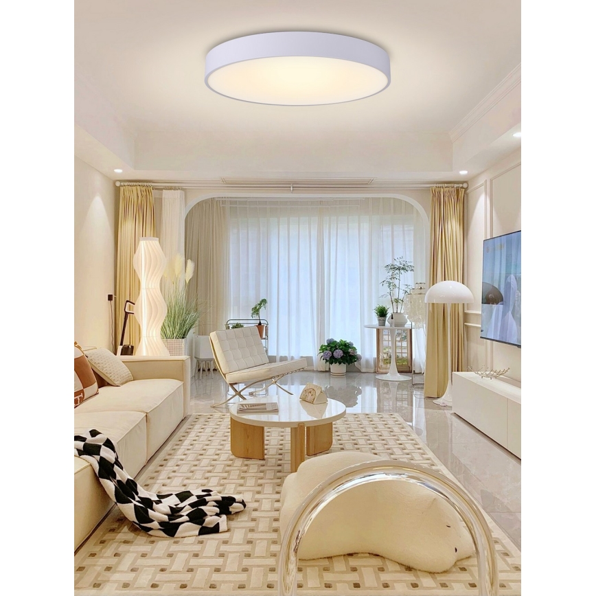 Immax NEO 07028L - Стельовий LED світильник з регулюванням яскравості RONDATE LED/65W/230V + ДК Tuya