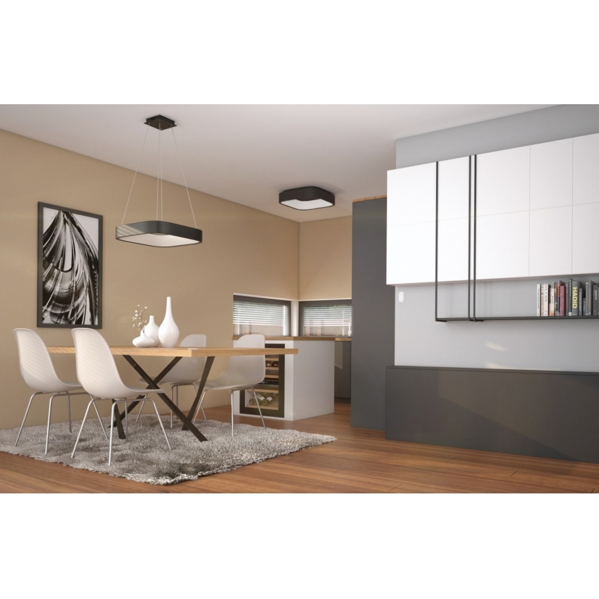 Immax NEO 07035L - Підвісна LED люстра з регулюванням яскравості TOPAJA LED/47W/230V Tuya + дистанційне керування