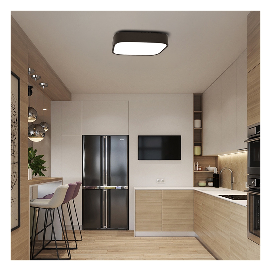 Immax NEO 07039L - Светодиодный потолочный светильник с регулированием яркости RECUADRO LED/56W/230V Tuya + дистанционное управление