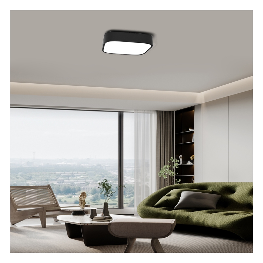 Immax NEO 07039L - Светодиодный потолочный светильник с регулированием яркости RECUADRO LED/56W/230V Tuya + дистанционное управление