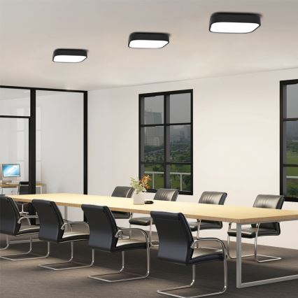 Immax NEO 07039L - Светодиодный потолочный светильник с регулированием яркости RECUADRO LED/56W/230V Tuya + дистанционное управление