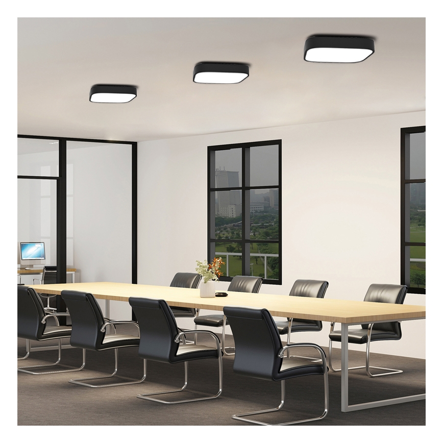 Immax NEO 07039L - Светодиодный потолочный светильник с регулированием яркости RECUADRO LED/56W/230V Tuya + дистанционное управление