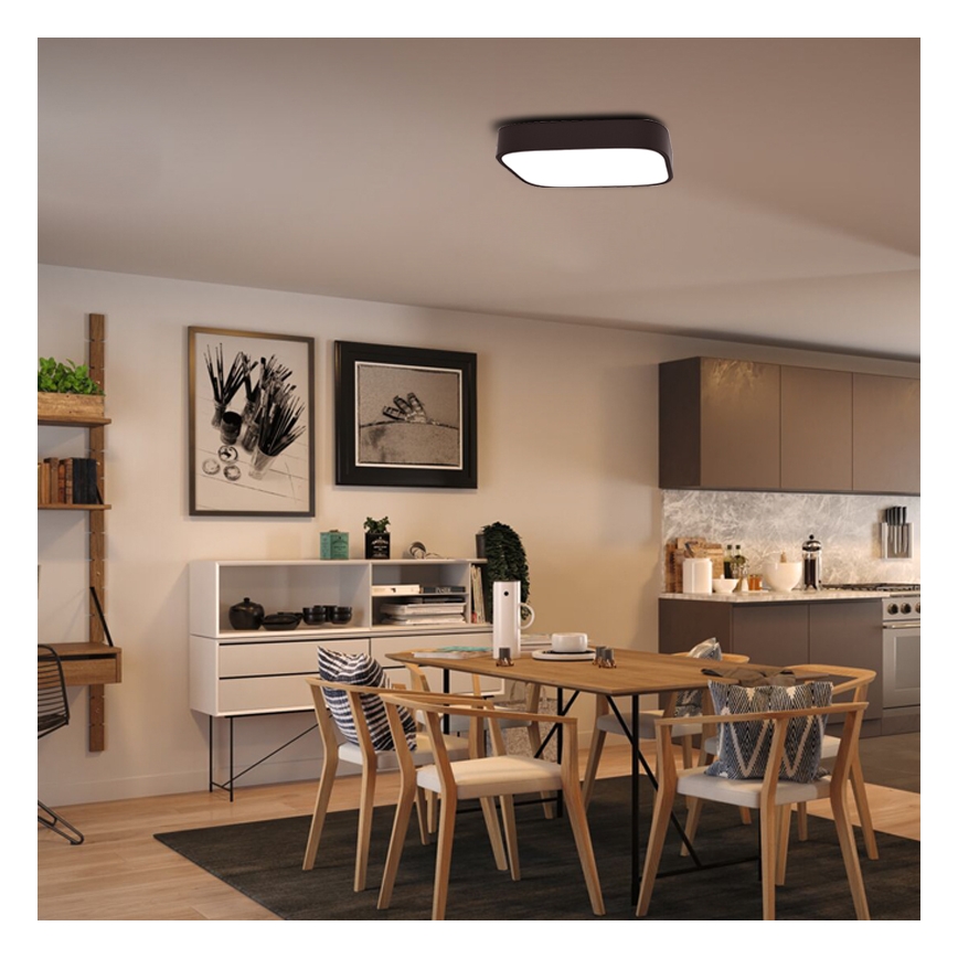 Immax NEO 07039L - Светодиодный потолочный светильник с регулированием яркости RECUADRO LED/56W/230V Tuya + дистанционное управление