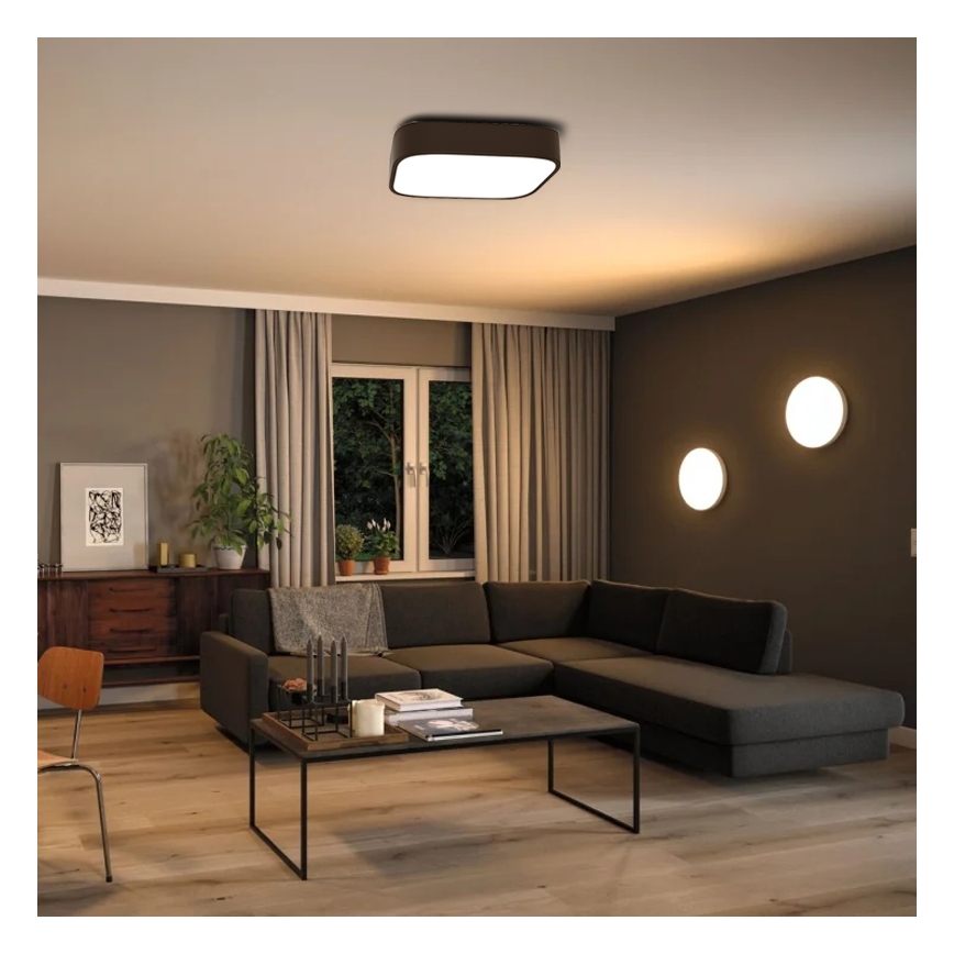 Immax NEO 07039L - Светодиодный потолочный светильник с регулированием яркости RECUADRO LED/56W/230V Tuya + дистанционное управление