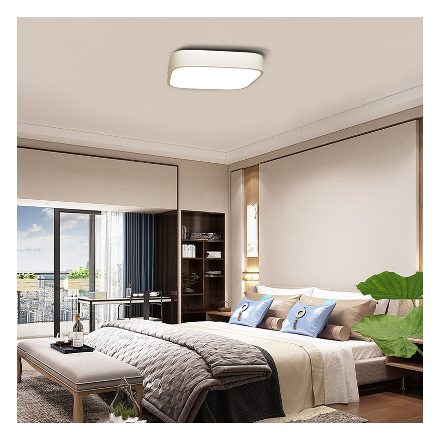 Immax NEO 07040L - Светодиодный регулируемый потолочный светильник RECUADRO LED/56W/230V Tuya + дистанционное управление