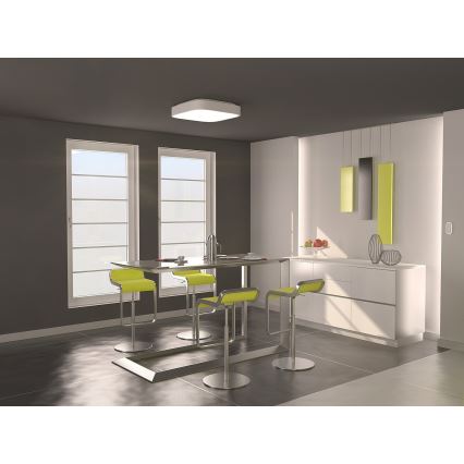 Immax NEO 07040L - Светодиодный потолочный светильник с регулированием яркости RECUADRO LED/56W/230V + пульт ДУ Tuya