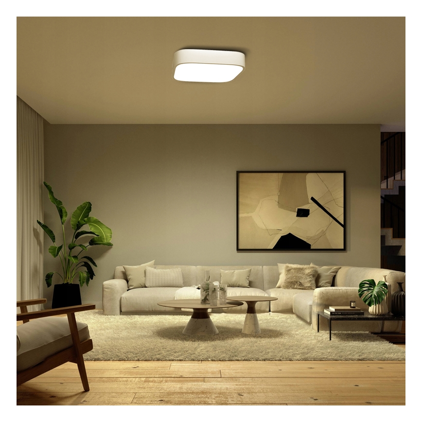 Immax NEO 07040L - Светодиодный потолочный светильник с регулированием яркости RECUADRO LED/56W/230V + пульт ДУ Tuya