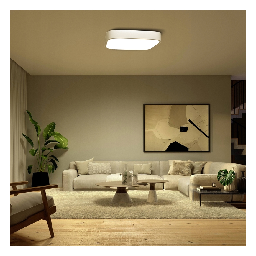 Immax NEO 07042L - Светодиодный потолочный светильник с регулированием яркости RECUADRO LED/67W/230V + пульт ДУ Tuya
