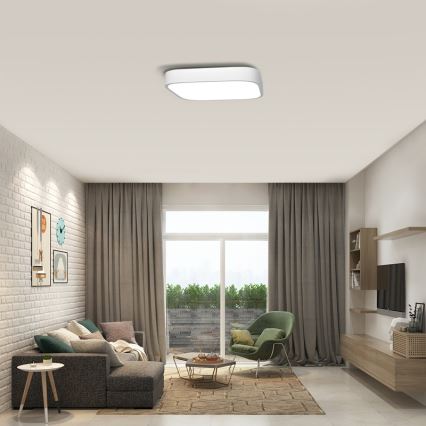 Immax NEO 07042L - Светодиодный потолочный светильник с регулированием яркости RECUADRO LED/67W/230V + пульт ДУ Tuya