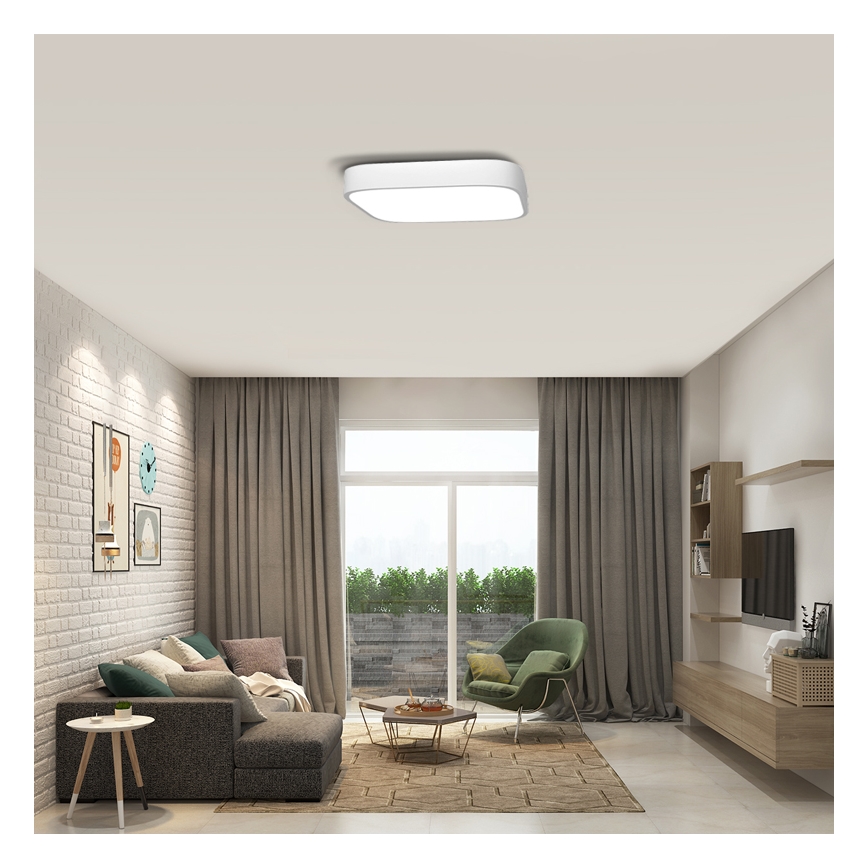 Immax NEO 07042L - Светодиодный потолочный светильник с регулированием яркости RECUADRO LED/67W/230V + пульт ДУ Tuya