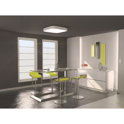 Immax NEO 07042L - Светодиодный потолочный светильник с регулированием яркости RECUADRO LED/67W/230V + пульт ДУ Tuya
