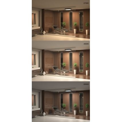 Immax NEO 07042L - Светодиодный потолочный светильник с регулированием яркости RECUADRO LED/67W/230V + пульт ДУ Tuya