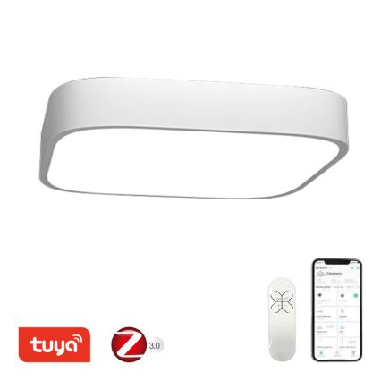 Immax NEO 07042L - Светодиодный потолочный светильник с регулированием яркости RECUADRO LED/67W/230V + пульт ДУ Tuya