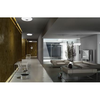 Immax NEO 07062L-LED RGBW Регульоване стельове світильник FUENTE 3xLED/8,5W/100-240V Tuya + пульт дистанційного керування