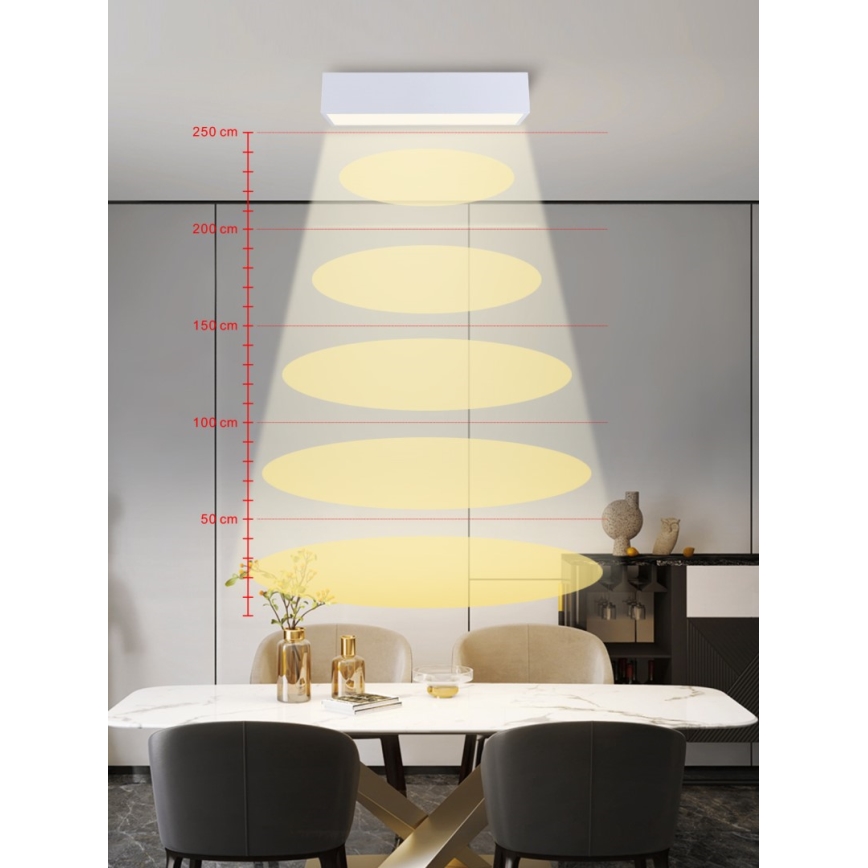Immax NEO 07072-60 - Светодиодный потолочный светильник с регулированием яркости CANTO LED/34W/230V белый Tuya + дистанционное управление