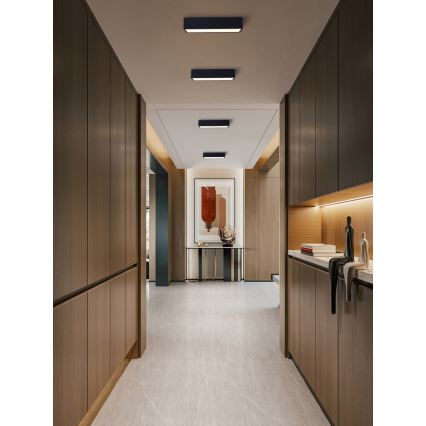 Immax NEO 07074-60 - Светодиодный потолочный светильник с регулированием яркости CANTO LED/34W/230V черный Tuya + дистанционное управление