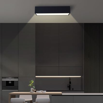 Immax NEO 07074-60 - Светодиодный потолочный светильник с регулированием яркости CANTO LED/34W/230V черный Tuya + дистанционное управление