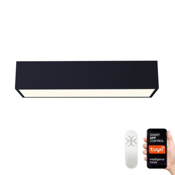 Immax NEO 07074-60 - Светодиодный потолочный светильник с регулированием яркости CANTO LED/34W/230V черный Tuya + дистанционное управление