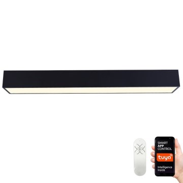 Immax NEO 07074-90 - Светодиодный потолочный светильник с регулированием яркости CANTO LED/50W/230V черный Tuya + дистанционное управление