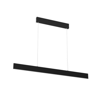 Immax NEO 07076L - LED регульована люстра на тросі чорна LISTON LED/18W/230V Tuya + дистанційне керування