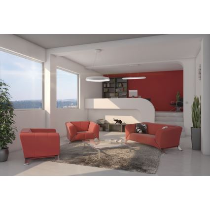 Immax NEO 07077L - Светодиодная подвесная люстра с регулированием яркости HIPODROMO LED/66W/230V Tuya + дистанционное управление
