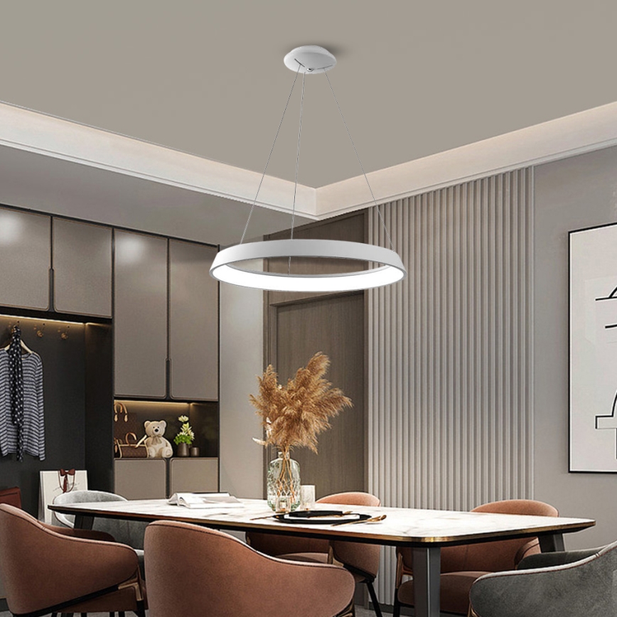 Immax NEO 07079L - Светодиодная подвесная люстра с регулированием яркости LIMITADO LED/39W/230V 60 см Tuya + дистанционное управление