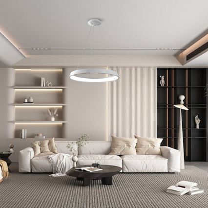 Immax NEO 07079L - Светодиодная подвесная люстра с регулированием яркости LIMITADO LED/39W/230V 60 см Tuya + дистанционное управление