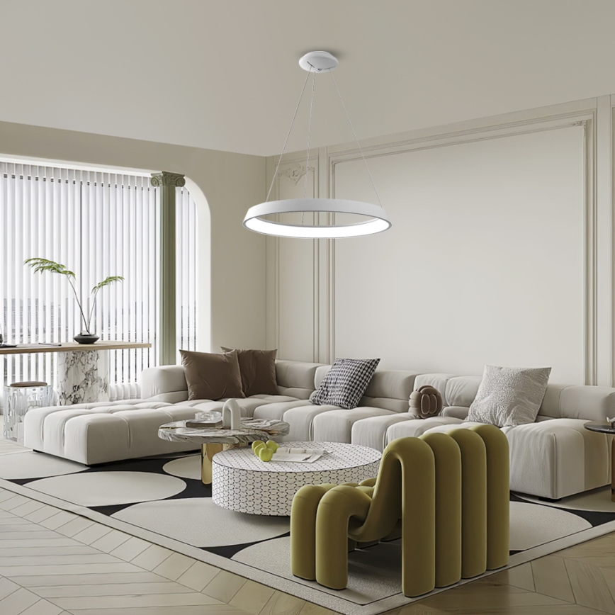 Immax NEO 07079L - Светодиодная подвесная люстра с регулированием яркости LIMITADO LED/39W/230V 60 см Tuya + дистанционное управление