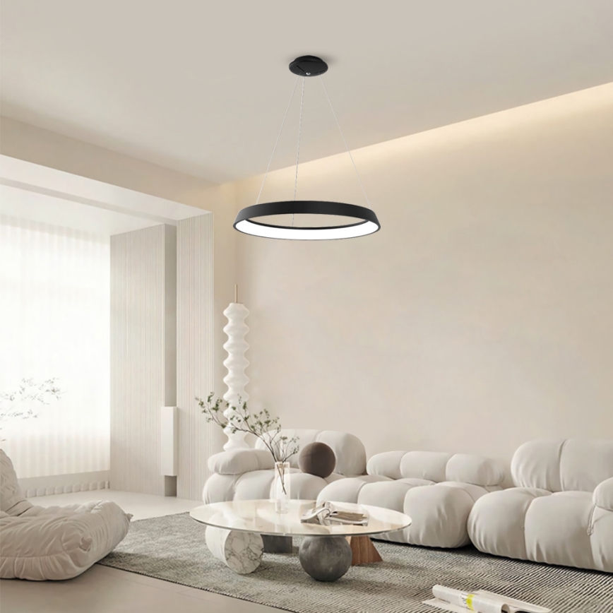 Immax NEO 07080L - Светодиодная подвесная люстра с регулированием яркости LIMITADO LED/39W/230V 60 см Tuya + дистанционное управление
