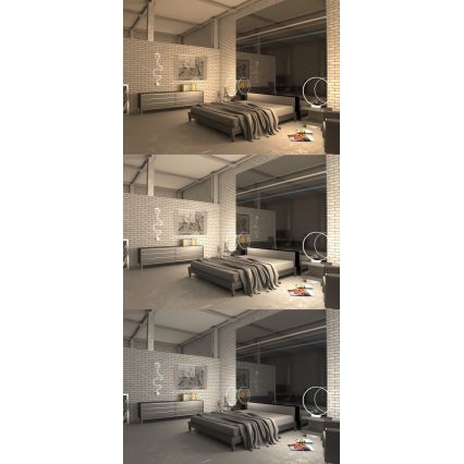 Immax NEO 07081L-B - Светодиодный настенный светильник с регулированием яркости CARAVANA LED/35W/230V Tuya + дистанционное управление