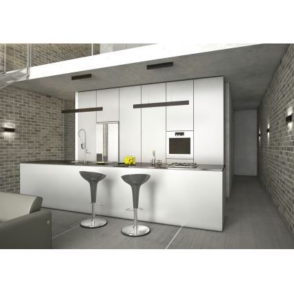 Immax NEO 07086L - Світильник настінний світлодіодний з регулюванням яскравості LISTON LED/8W/230V чорний Tuya + дистанційне керування