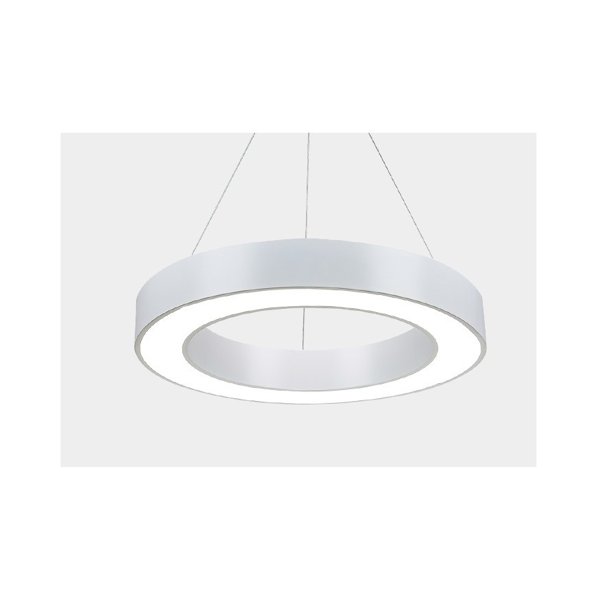 Immax NEO 07091L - Светодиодная регулируемая люстра на тросе PASTEL LED/52W/230V 60 см белая Tuya + дистанционное управление