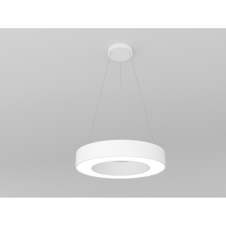 Immax NEO 07091L - Светодиодная регулируемая люстра на тросе PASTEL LED/52W/230V 60 см белая Tuya + дистанционное управление