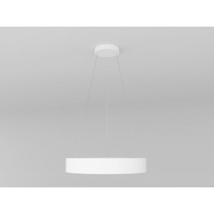Immax NEO 07091L - Светодиодная регулируемая люстра на тросе PASTEL LED/52W/230V 60 см белая Tuya + дистанционное управление