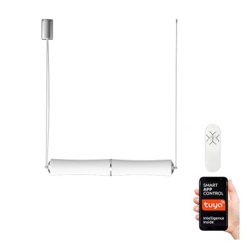 Immax NEO 07102L - Светодиодная подвесная люстра с регулированием яркости BAMBOOS LED/30W/230V 90 см Tuya + дистанционное управление