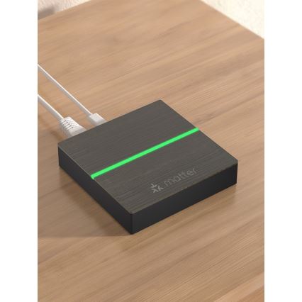 Immax NEO 07117-5 - Розумний шлюз MATTER, Zigbee 3.0, 230 В, сумісний із Tuya та Wi‑Fi