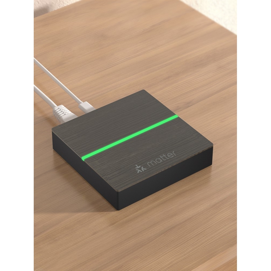 Immax NEO 07117-5 - Розумний шлюз MATTER, Zigbee 3.0, 230 В, сумісний із Tuya та Wi‑Fi
