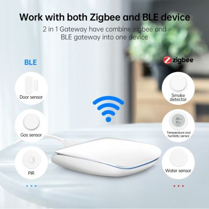 Immax NEO 07117-6 - MULTI BRIDGE PRO Розумний шлюз Zigbee 3.0 з Wi-Fi