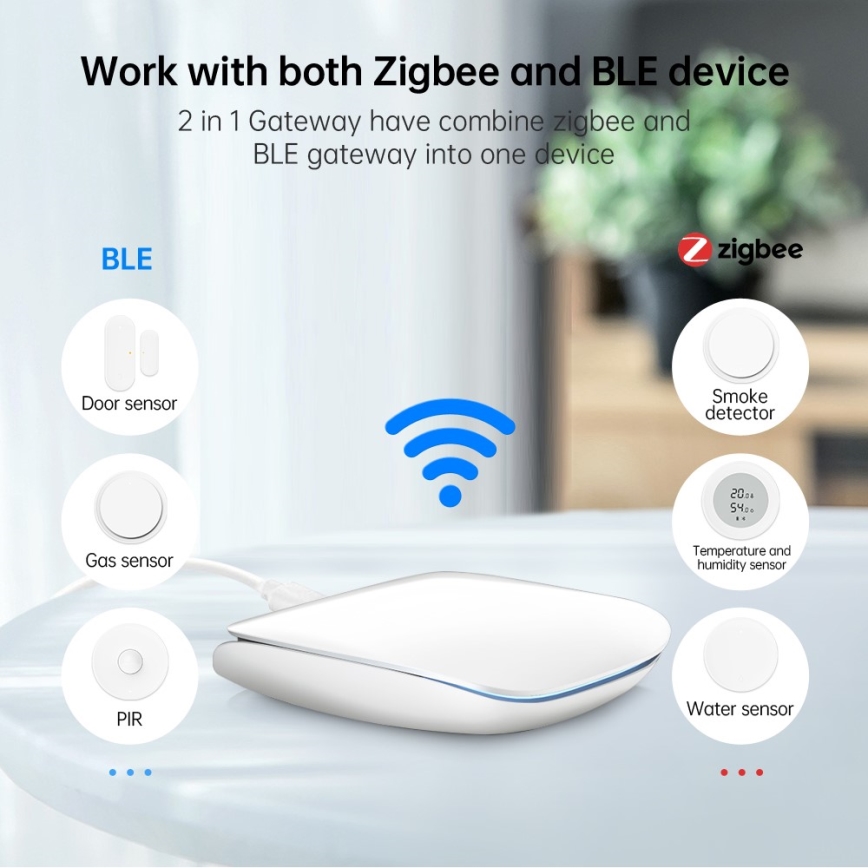 Immax NEO 07117-6 - MULTI BRIDGE PRO Розумний шлюз Zigbee 3.0 з Wi-Fi