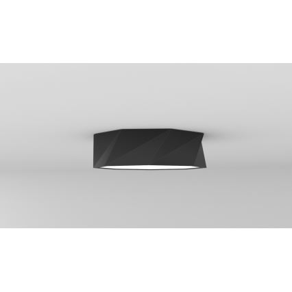 Immax NEO 07130-B40 - LED SMART Стельовий світильник з регулюванням яскравості DIAMANTE чорний LED/31W/230V + пульт дистанційного керування 40 см Tuya ZigBee