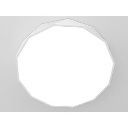 Immax NEO 07131-W80 - LED SMART Стельовий світильник з регулюванням яскравості DIAMANTE білий LED/60W/230V + пульт дистанційного керування 80 см Tuya ZigBee