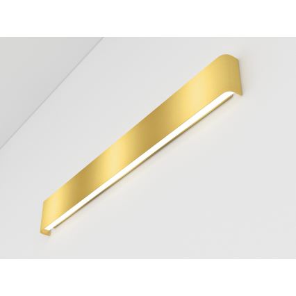Immax NEO 07137-G - LED SMART Настінний світильник з регулюванням яскравості LINEA золотий LED/40W/230V + пульт дистанційного керування 76 см Tuya ZigBee