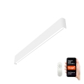 Immax NEO 07137-W - Светодиодный умный настенный светильник LINEA белый LED/40W/230V + пульт дистанционного управления 76 см Tuya ZigBee